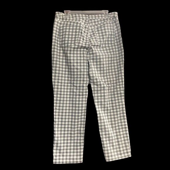 TRU LUX JEANS Gingham Black & White Size 12 Inseam 28” - Picture 12 of 12